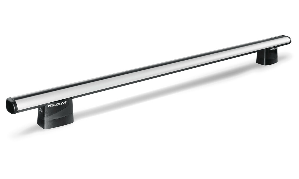 Barres De Toit NORDRIVE N15001 Club - Acier Noir 110cm - Universelles Pour Voiture